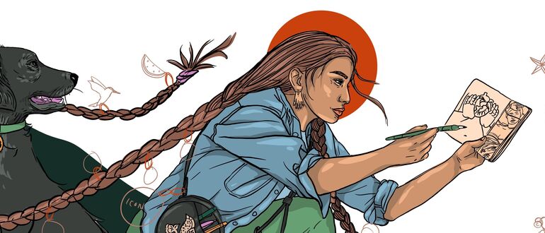 Co-create Mural with Artist Christin Apodaca- Low Sensory activation, Sunday 10am session
