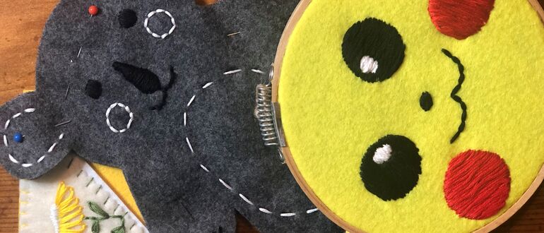 Spring Break Textile Art: Ages 10 to 13