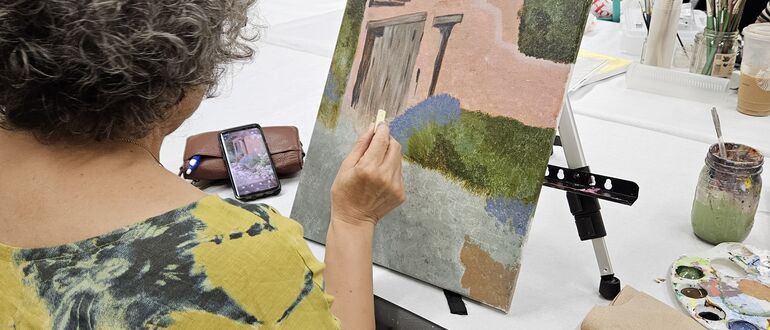 Clase de pintura para mayores de edad