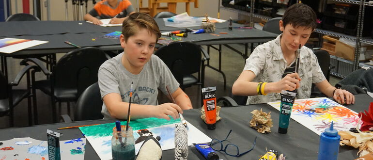 Summer Week 3: Painting and Mix media for ages 6 to 9